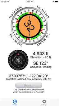 Avalanche Inclinometer iphone bilder 3