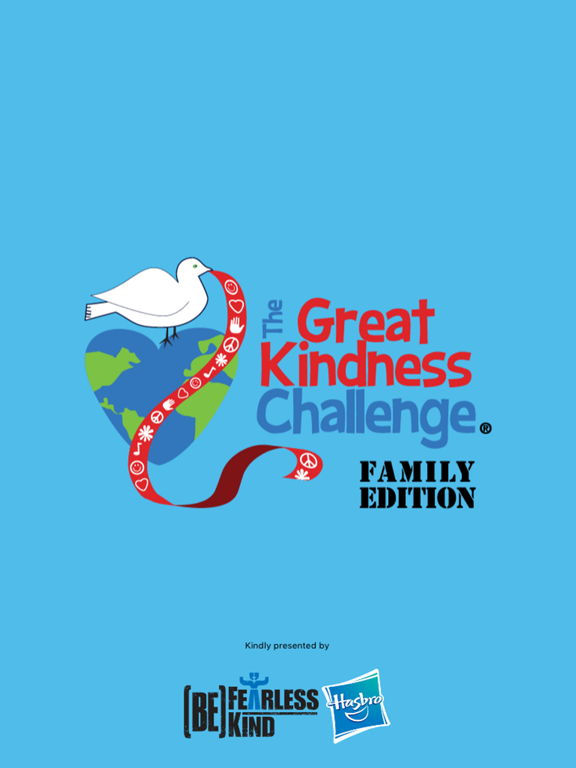 The Great Kindness Challenge. iPad screenshot