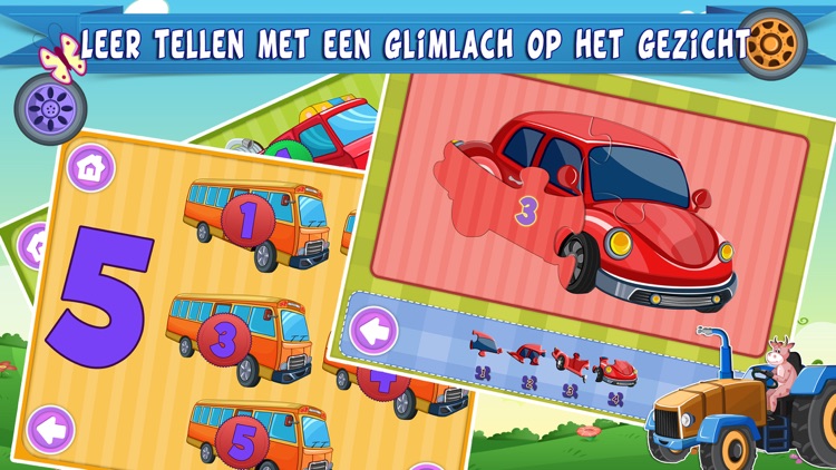 Dutch Trucks World Learn to Count in Dutch Language for Kids screenshot-3