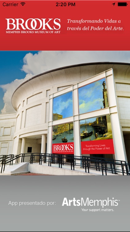 Memphis Brooks Museum of Art Mobile Application