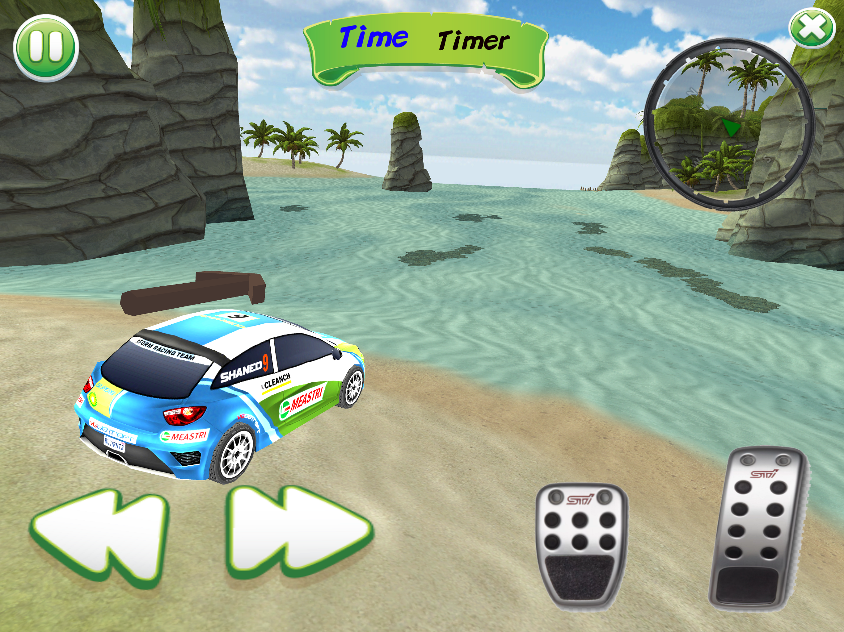 Water surfer car 3D simulator