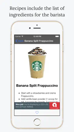 Secret Menu Starbucks Edition Free iPhone image 4
