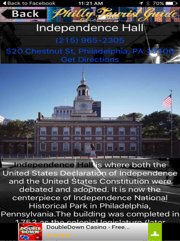 Screenshot #4 pour Philadelphia Tourist Guide