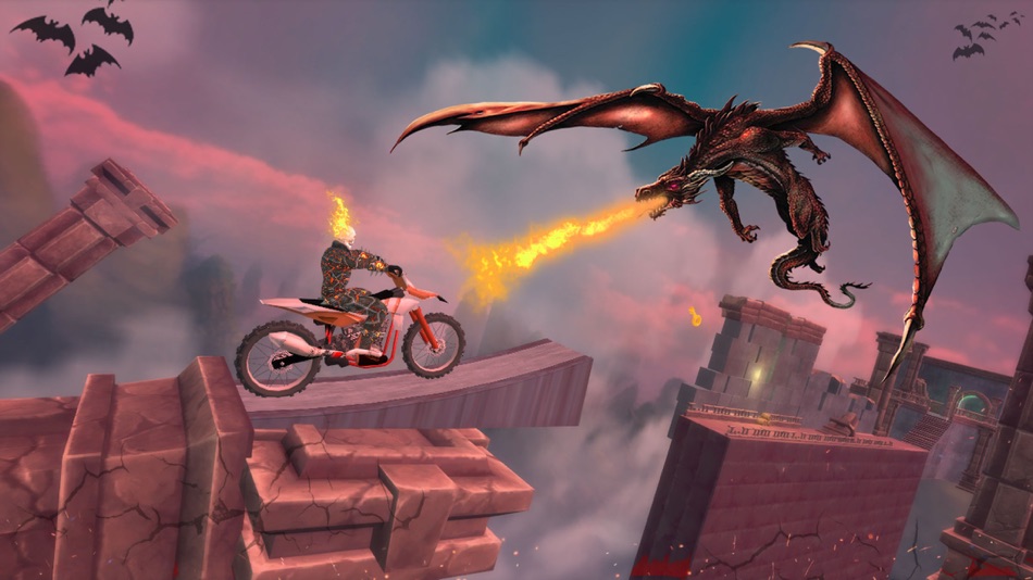 #5. Ghost Rider 3D Season 2 (iOS) Ved: BigCode Games Pvt Ltd