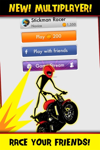 Stickman Street Bike Motorcycle Highway Race - PRO Turbo Multiplayer Edition screenshot 3