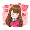 April Cute Girl Sticker for iMessage