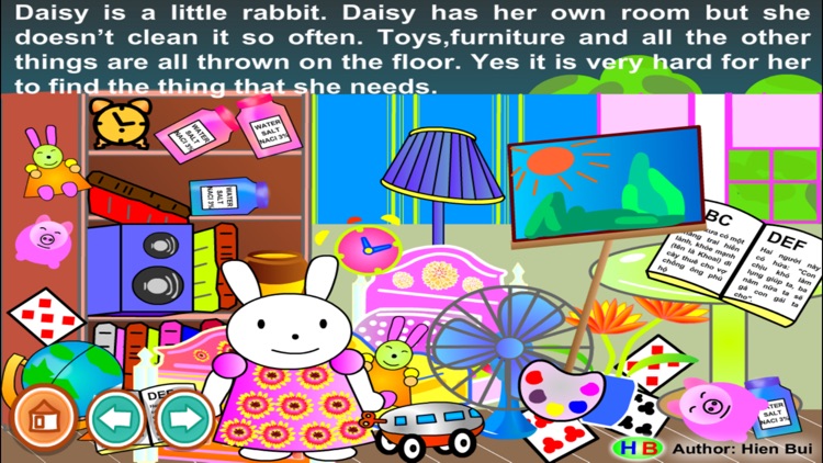 The tidy little rabbit (Untold toddler story from Hien Bui)