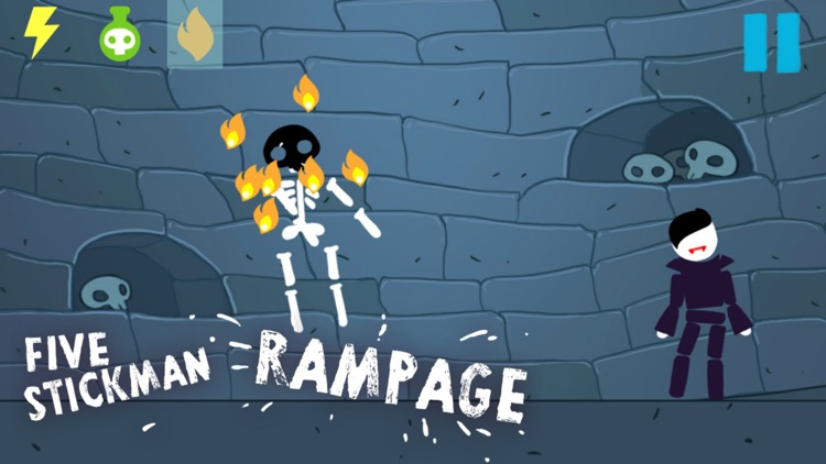 Five Stickman Rampage Pro