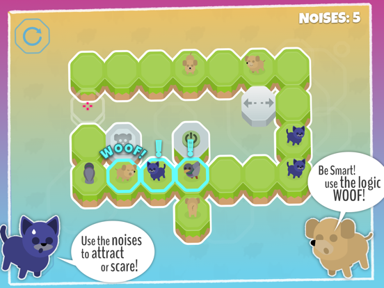 Screenshot #4 pour Noisymals, les défis logiques avec chiens et cats