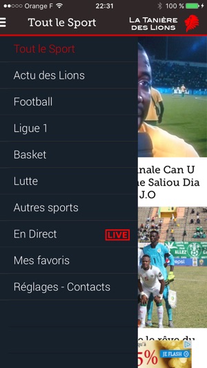 Tanière des Lions du Sénégal(圖1)-速報App