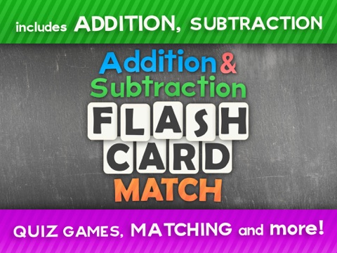 Addition Flash Cards Math Help Quiz Learning Games by Eggroll