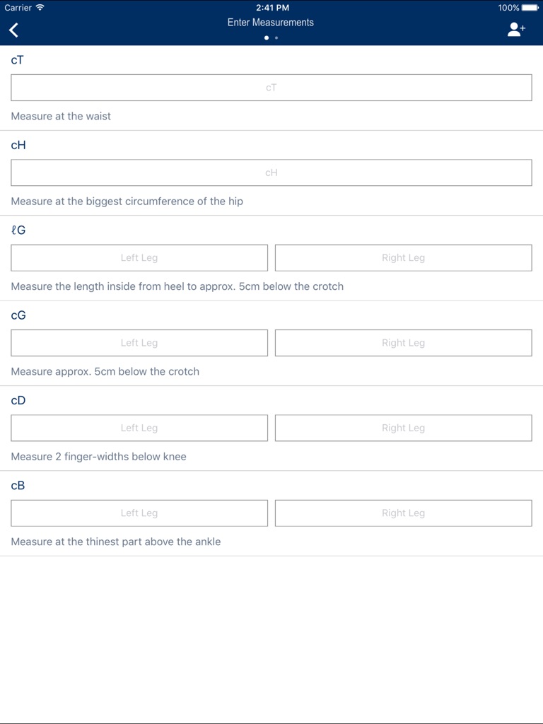 【图】SIGVARIS Sizing-App(截图3) 【图】SIGVARIS Sizing-App(截图3)