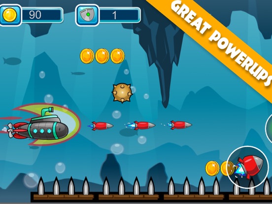 Screenshot #5 pour Submarine Adventure: Under The Water Ocean Game