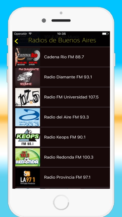 Screenshot #2 pour Radios de Argentina Online - Emisoras en Vivo FM