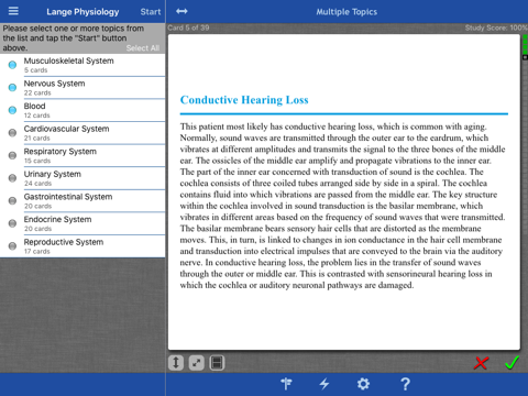 Screenshot #5 pour Physiology Lange Flash Cards