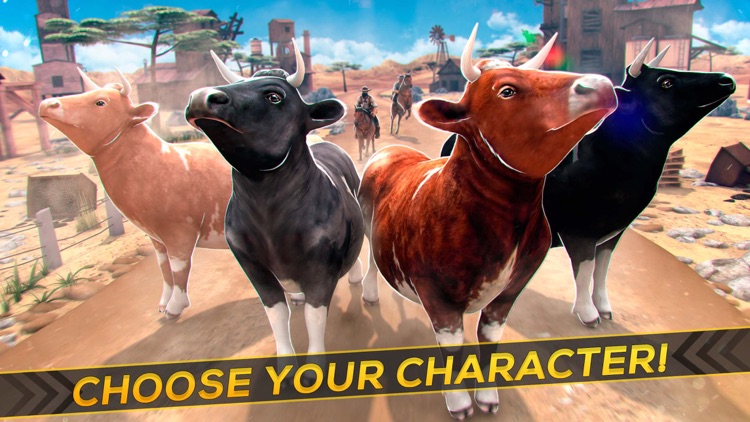 Cows & Cowboy Game | Funny Cow Simulator Games