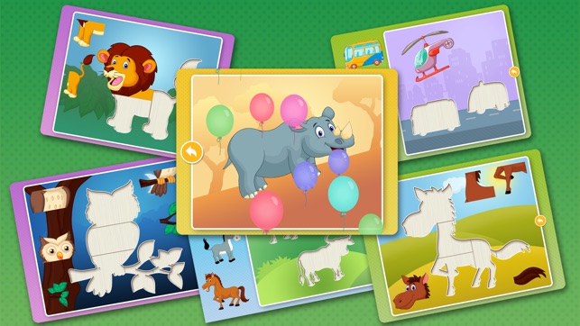 Animais e puzzle para crianças. Jogos educativos para infantis  gratuito::Appstore for Android