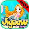 Mermaid Princess Jigsaw - Learning fun puzzle game