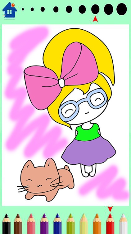 A Little princess girls-Coloring book