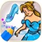 If you like princesses and classic fairy tales, your children will enjoy this app for painting and coloring princess Cinderella