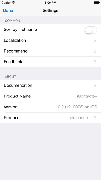 Contacts last entries & search screenshot-4