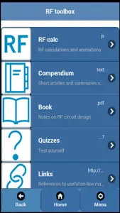 RF Circuit Toolbox screenshot #1 for iPhone