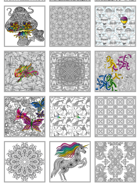 Screenshot #5 pour Mindfulness coloring - Anti-stress art therapy for adults (Book 3)