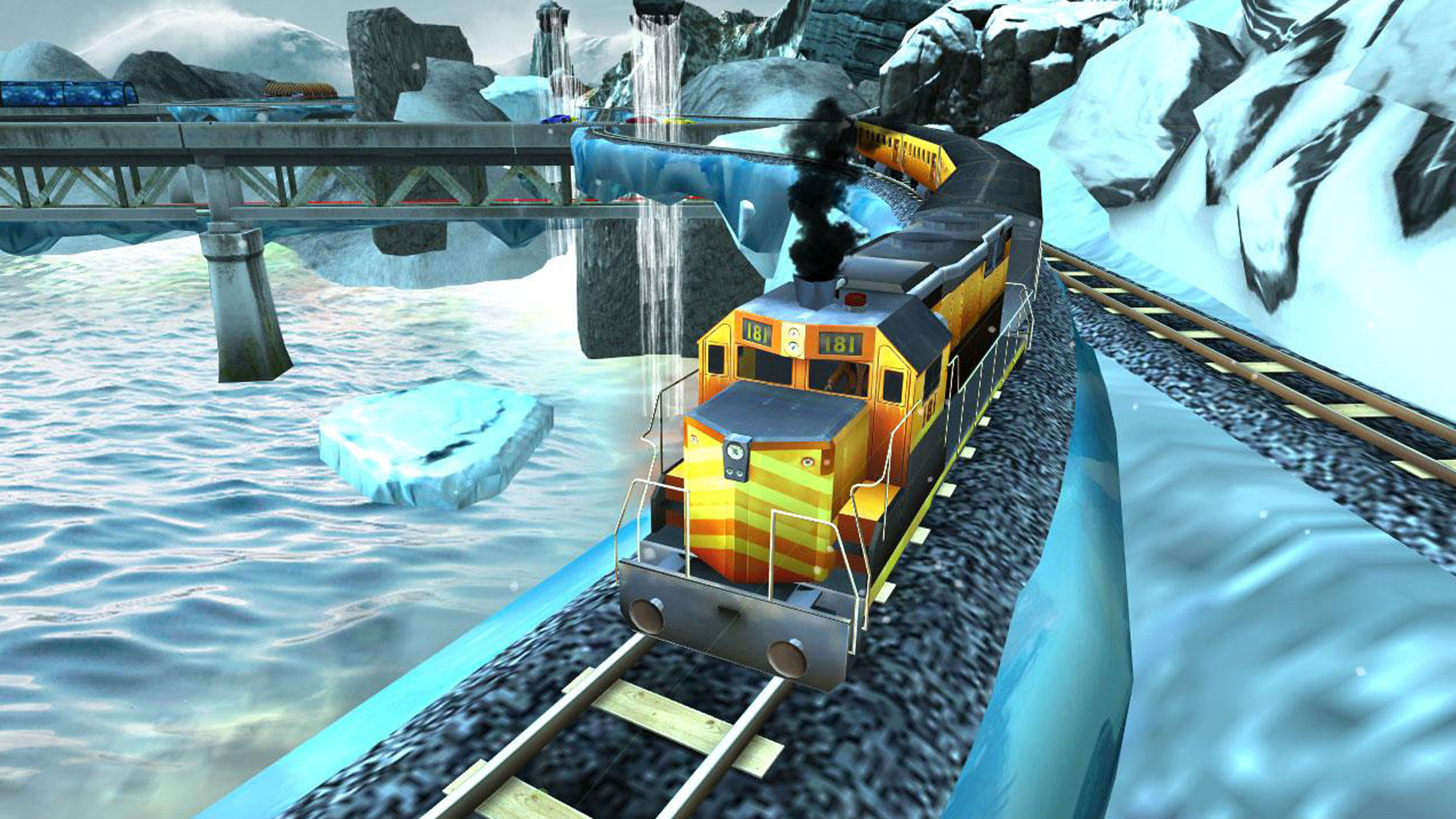 Train Simulator 3D. Uphill Driver Journey In Fun Racing Locomotive screenshot 5
