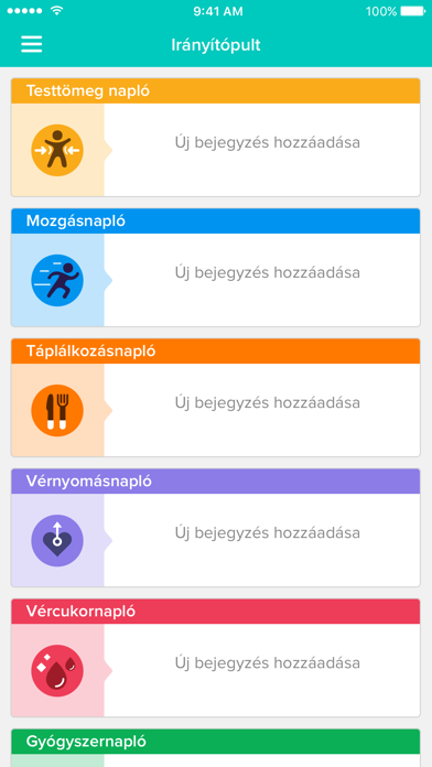 Screenshot #2 pour MeNTA - Mobil EgészségNapló és Tájékoztató