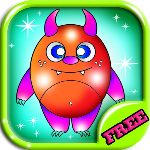 Coloring Fun kids coloring book insidious monsters Icon