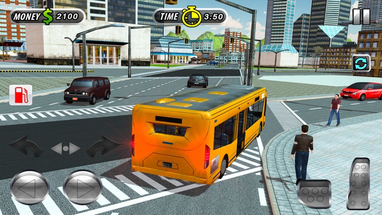 Coach Bus Simulator City Driving 2016 Driver PRO screenshot-3