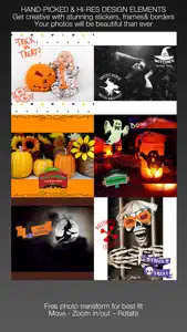 Trick or Treat Cam - Happy Halloween Background, Frame & Sticker screenshot #1 for iPhone