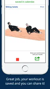 Abs Challenge Workout Free - Build muscles screenshot #4 for iPhone