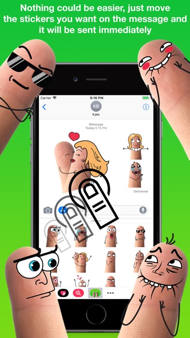 FingMoji Sticker screenshot 2