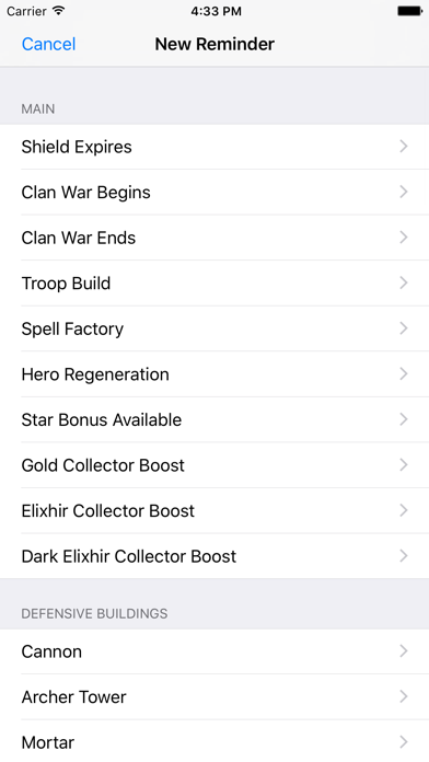 Screenshot #3 pour Clash Reminders