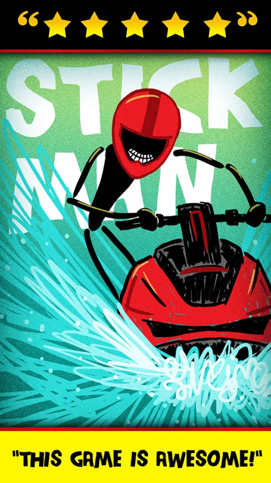 Stickman Wave Racer Free Game - Multiplayer Racing Jet Ski Ride - 1.0.4 - (iOS)