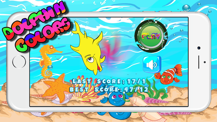 Dolphins Color Matching Test 2 3 4 5 6 Year Olds