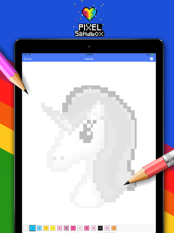 Screenshot #4 pour Pixel Sandbox Color by number