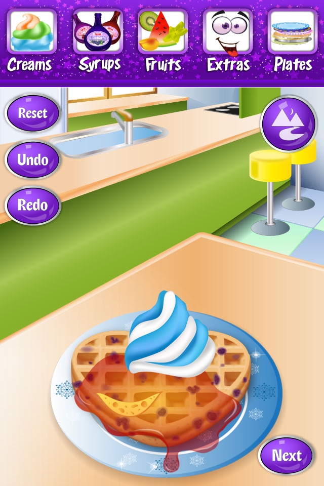 Waffle Maker - Kids Cooking Food Salon Games screenshot 2