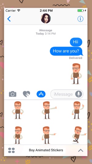 Genius Boy: Animated Stickers(圖2)-速報App