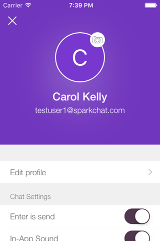 SparkChat Messenger - náhled