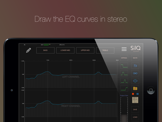 Screenshot #1 for SilQ Equalizer - 32 Band Stereo Equalizer