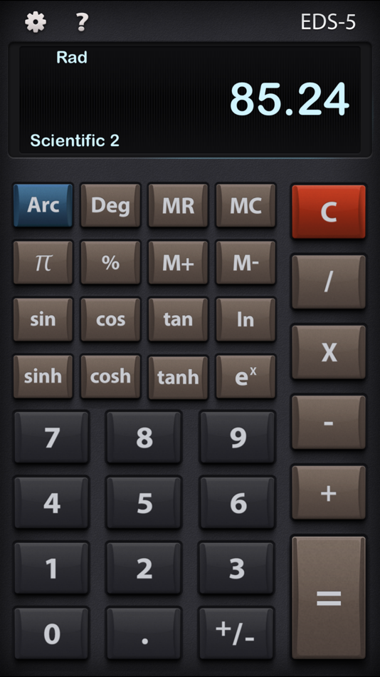 #3. EDS-5 Multifunction Calculator (iOS) 来自: Eighth Day Software, L.L.C.