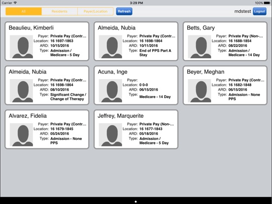 PointClickCare Mobile MDS AppRecs
