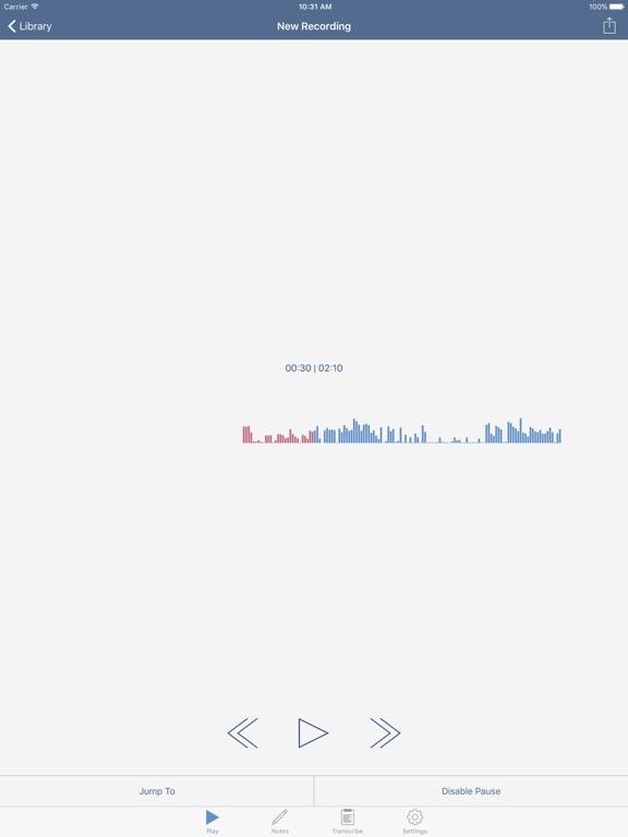 Transcribe: Adaptive Playback