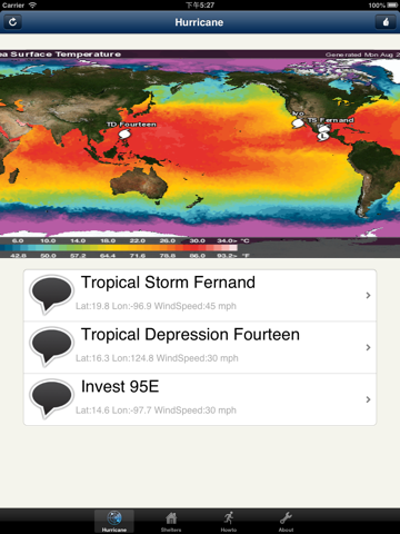 Screenshot #4 pour Voie Ouragan--Cyclone tropical