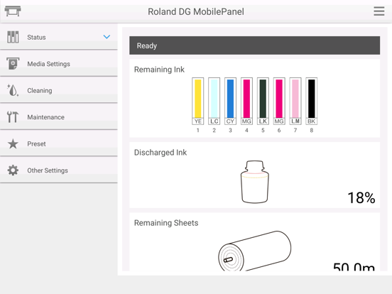 Screenshot #5 pour Roland DG Mobile Panel