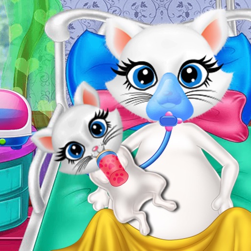 Sweety New Born Baby - Cat Care Game Icon