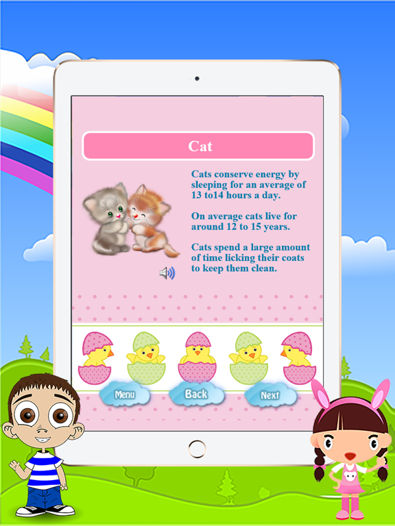 Funny Weird Facts about Endangered Animal for Kids iPad screenshot
