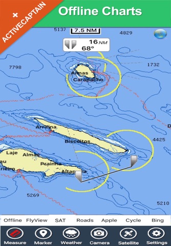 Azores Islands charts GPS map Navigator screenshot 2